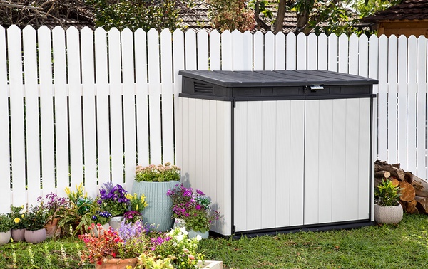 Cobertizo Premier XL 141x82x123 cm Gris